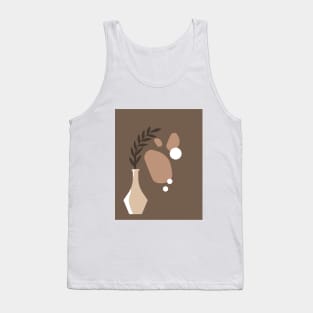 Aesthetic boho vase Tank Top